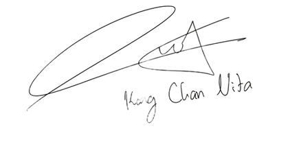 Signature of Kong Chan Nita